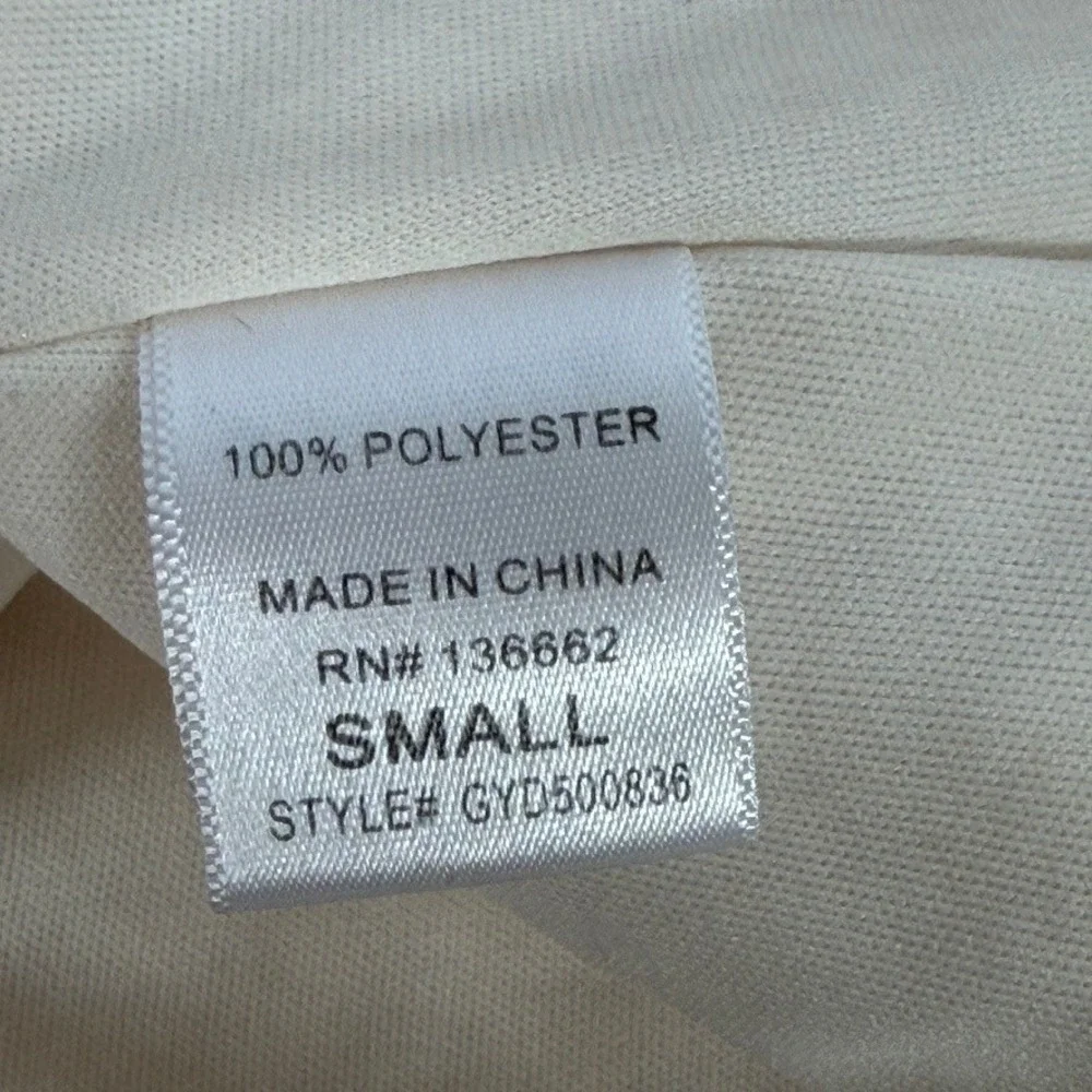 Emmelee Cream Lace Swing Dress Small Boho Festival Trapeze Racerback - Picture 5 of 6